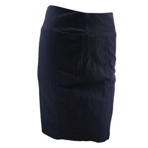 White House Black Market Black Pencil Midi Skirt Women's 6 S Corpcore 3496